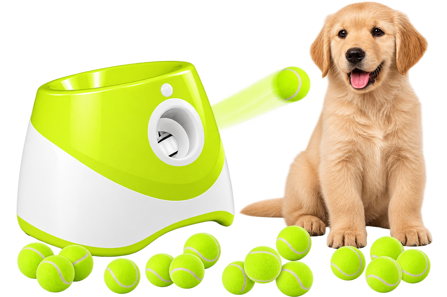 Lanzador automatico para mascotas
